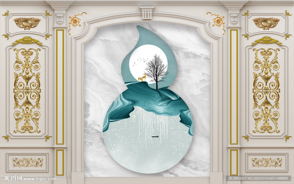 集成护墙板背景墙