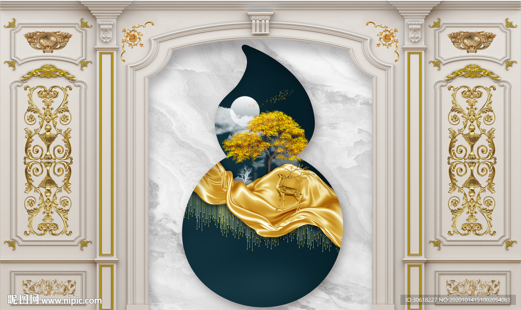 集成护墙板背景墙