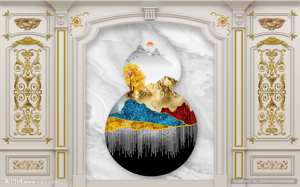 集成护墙板背景墙