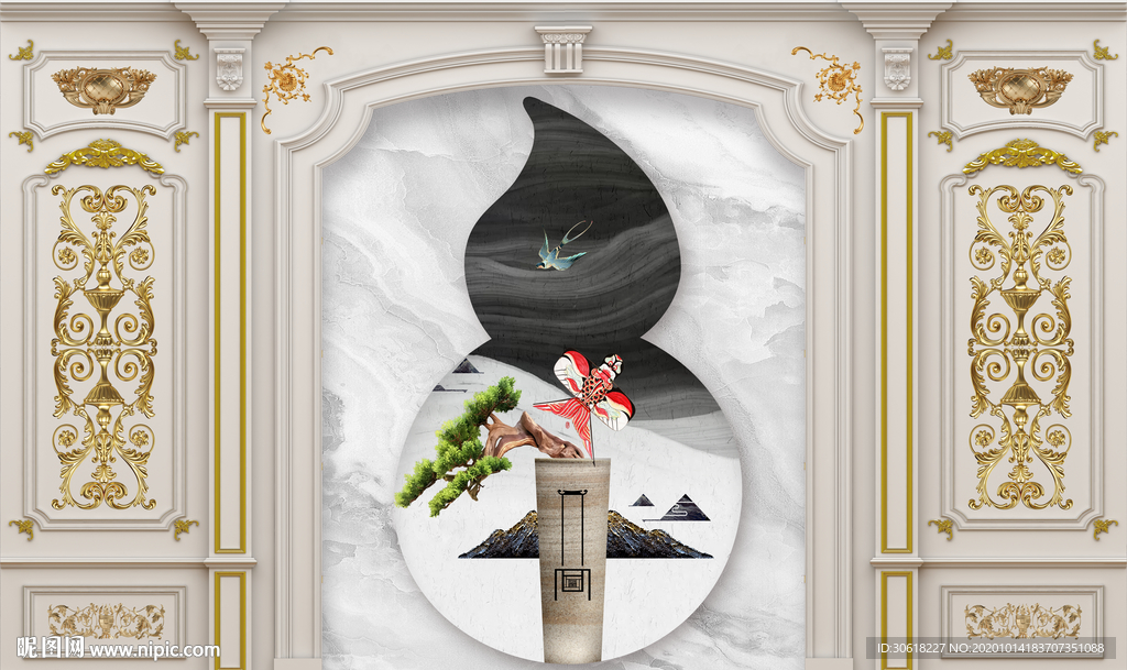 集成护墙板背景墙