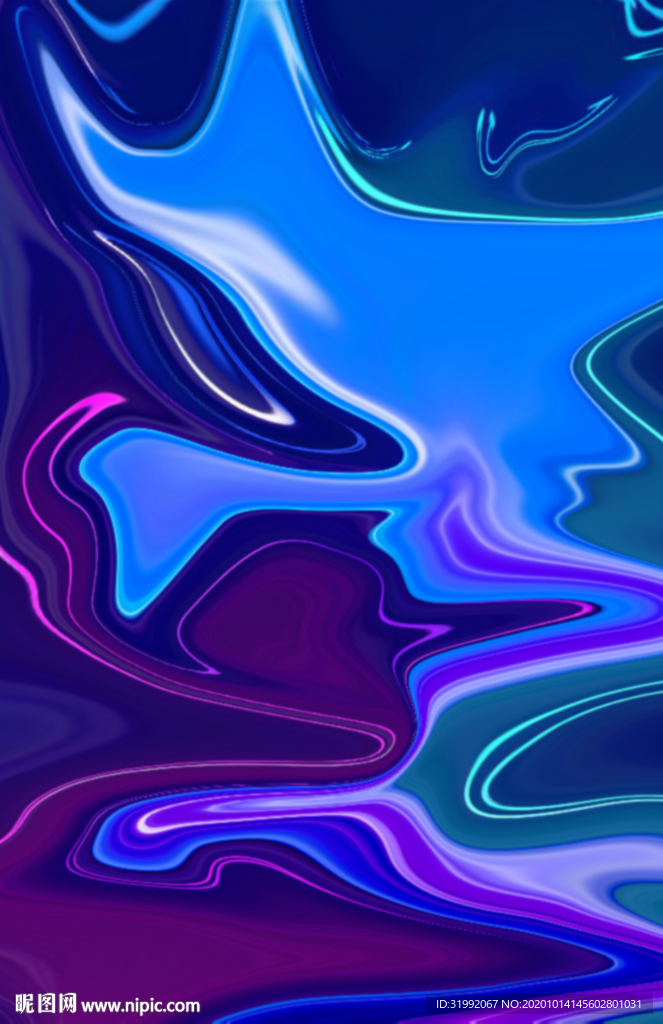 炫彩抽象流体渐变背景