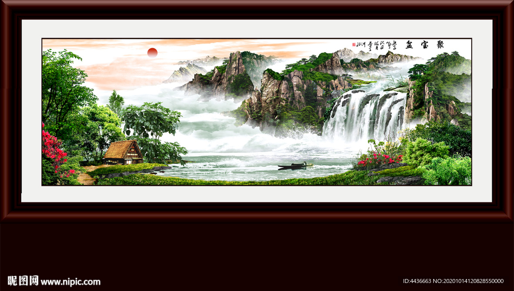 山水画 水墨山水画 意境山水画