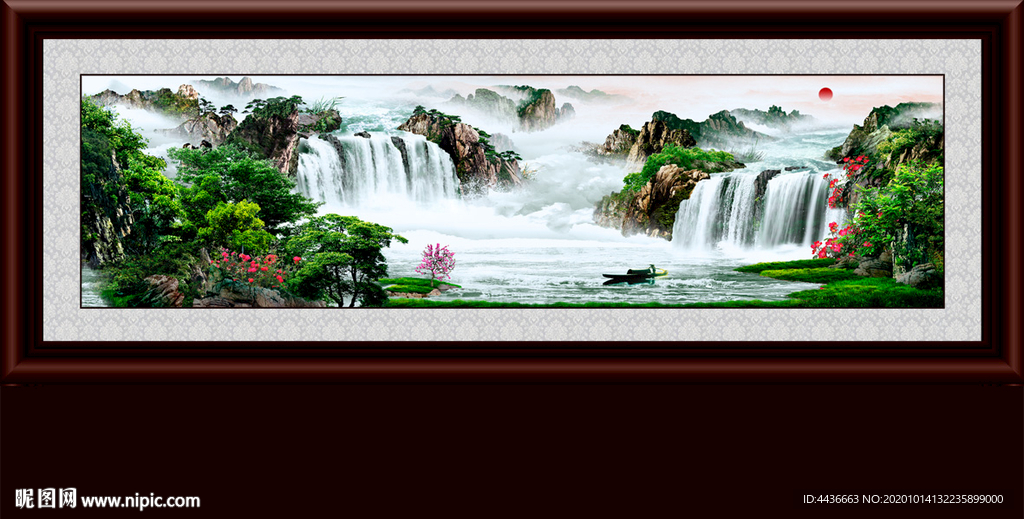 山水画 水墨山水画 意境山水画