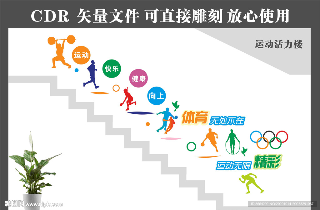 社区文化 小区楼道 体育运动