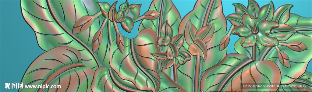 精雕图 芭蕉