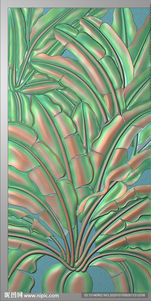 精雕图 芭蕉