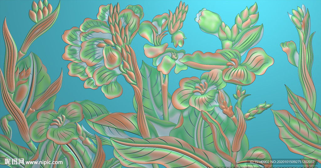 精雕图 芭蕉