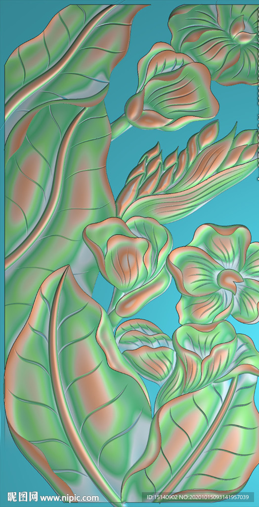 精雕图 芭蕉