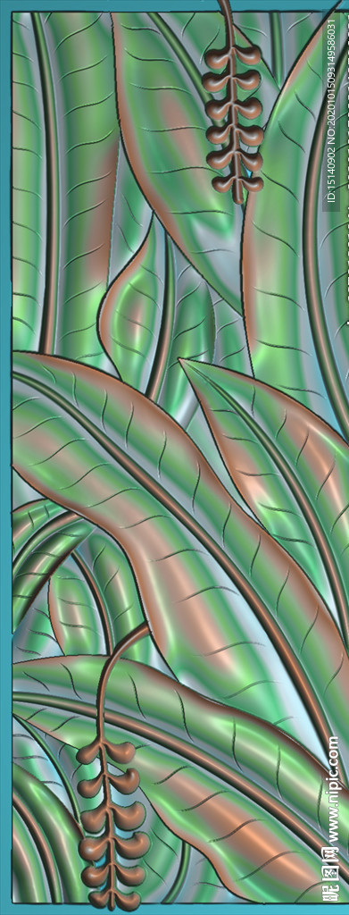 精雕图 芭蕉