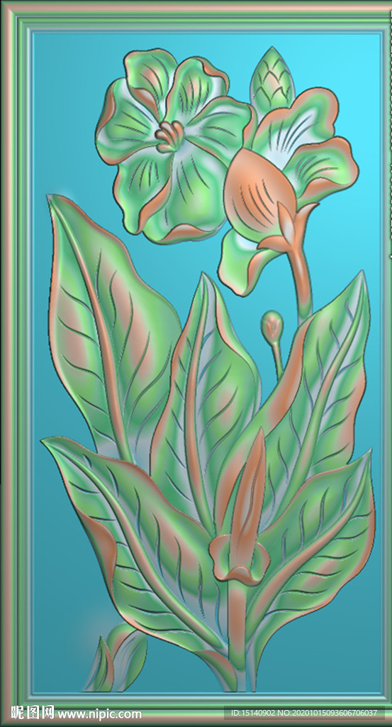 精雕图 芭蕉