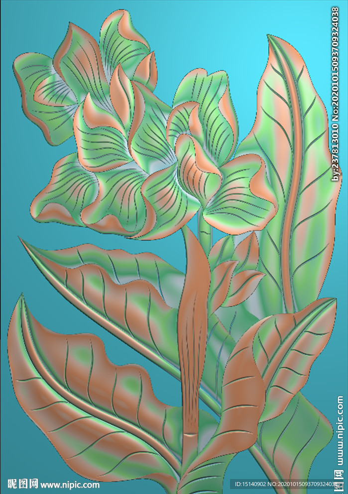 精雕图 芭蕉