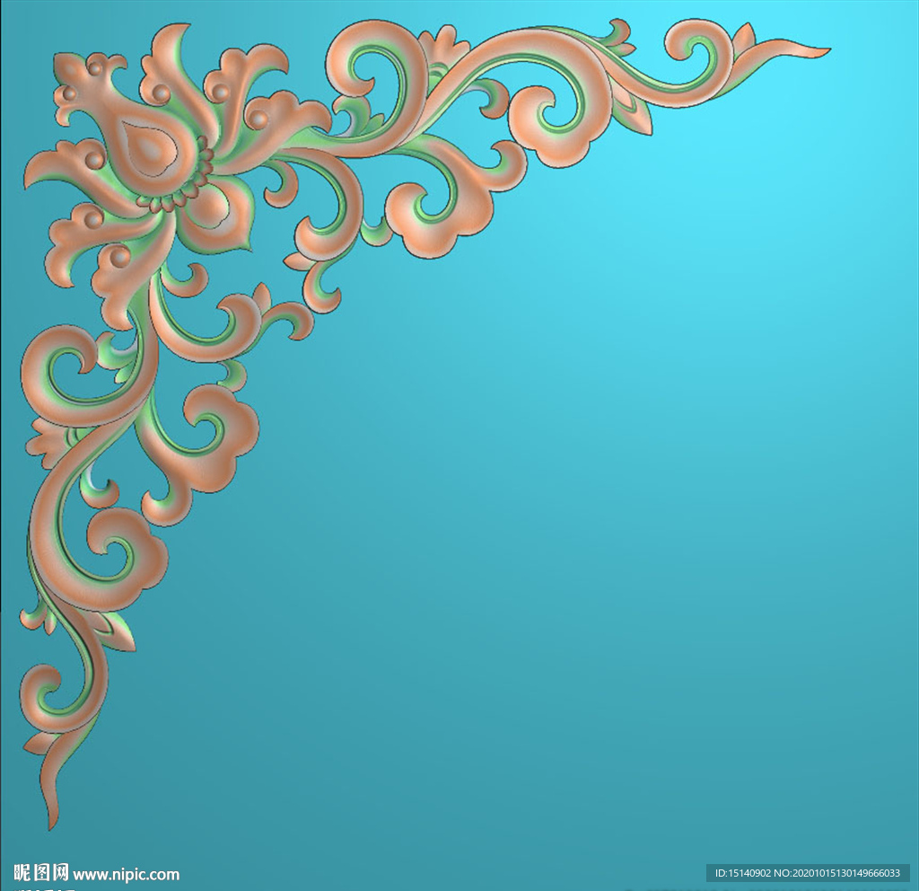 精雕图  背景墙雕花