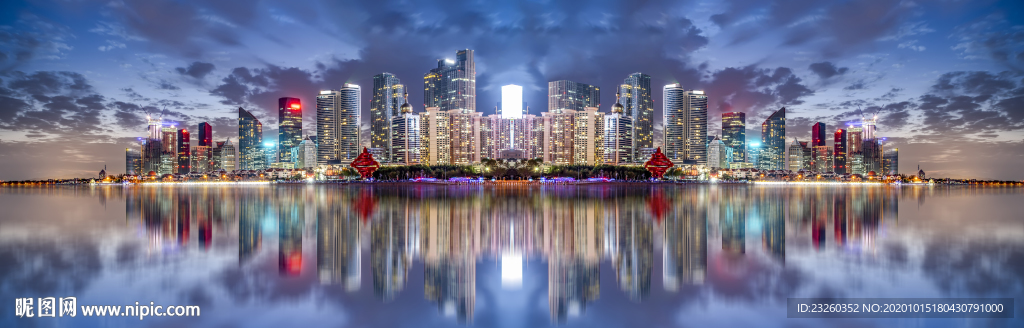 青岛超高清夜景效果图