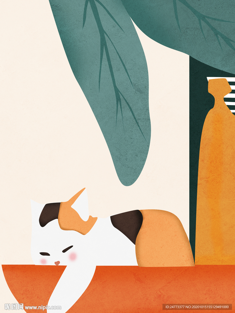小猫咪装饰画