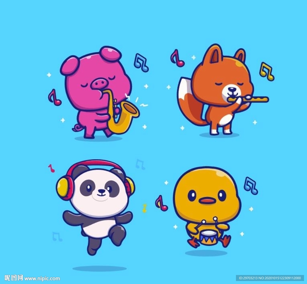卡通动物