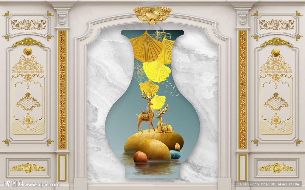 集成护墙板背景墙