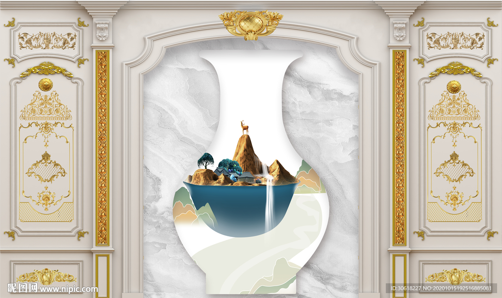 集成护墙板背景墙