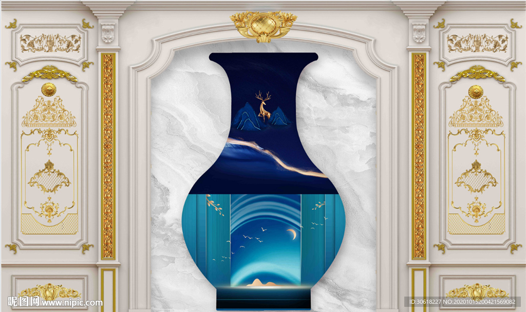 集成护墙板背景墙