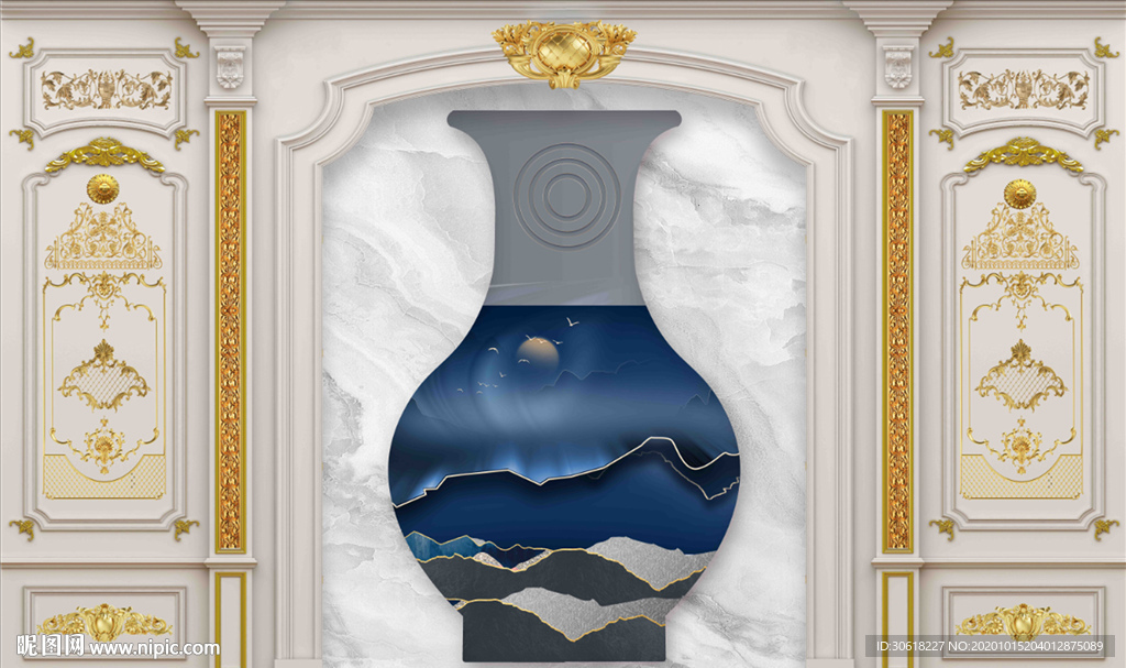 集成护墙板背景墙