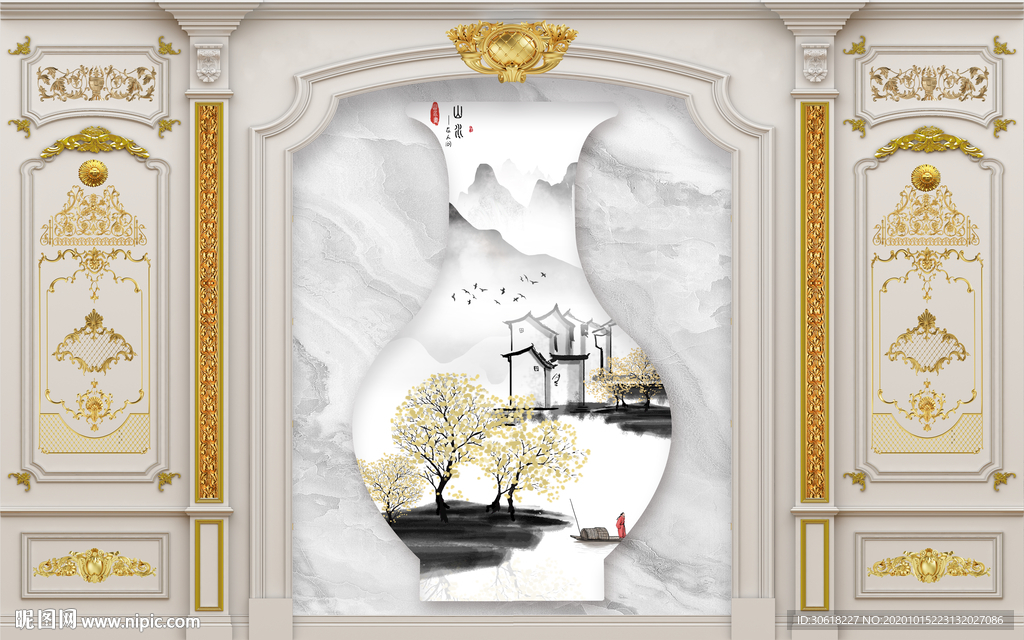 集成护墙板背景墙