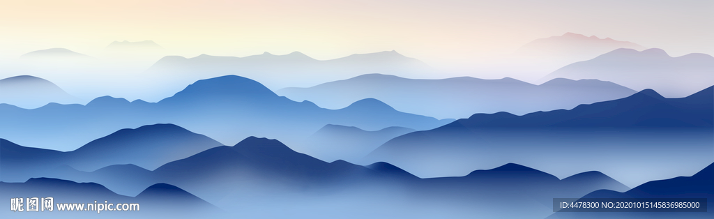 山海  山群 印象山  背景山
