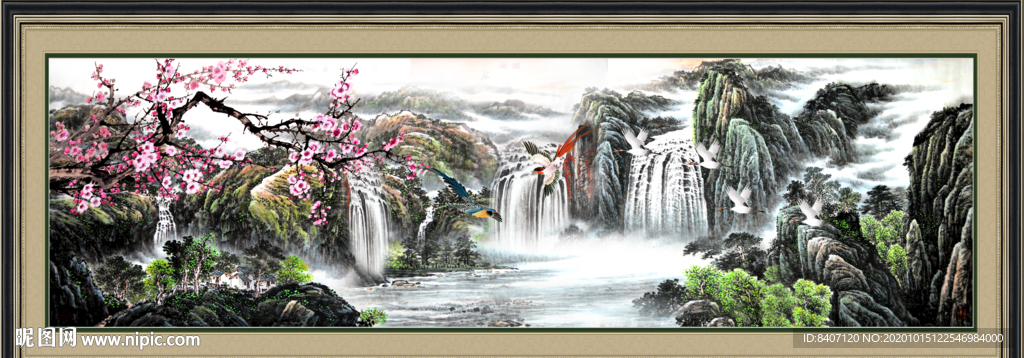 国画山水