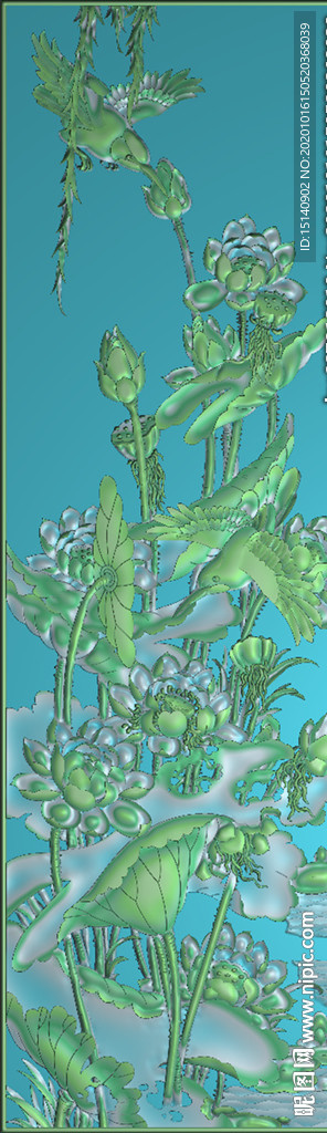 精雕图 花草动物