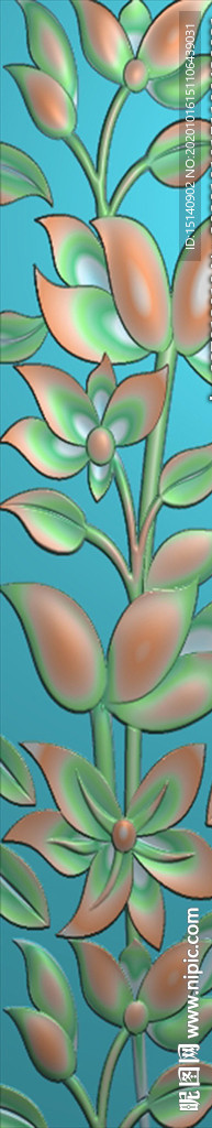 精雕图 花草动物