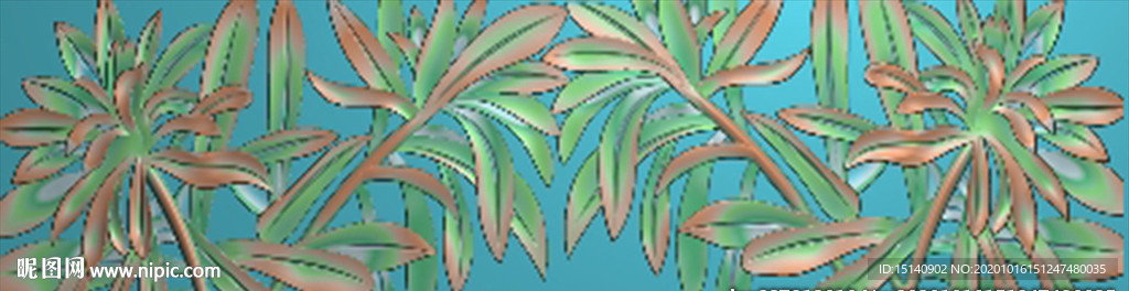 精雕图 花草动物