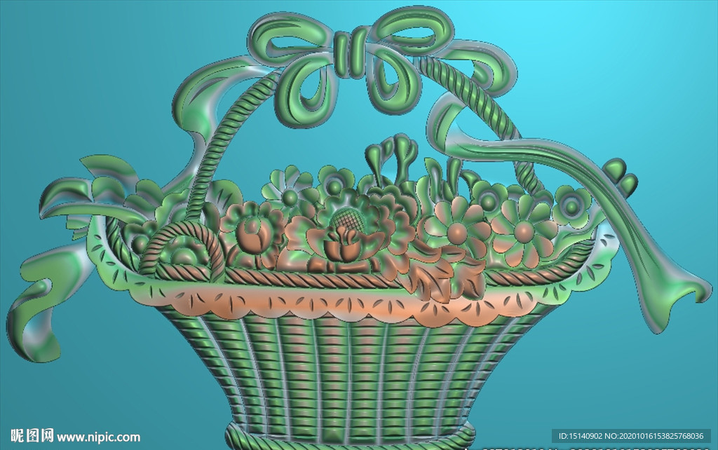 精雕图 花草动物