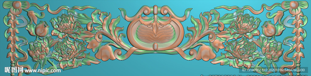 精雕图 花草动物