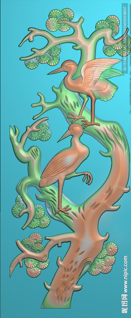 精雕图 花草动物