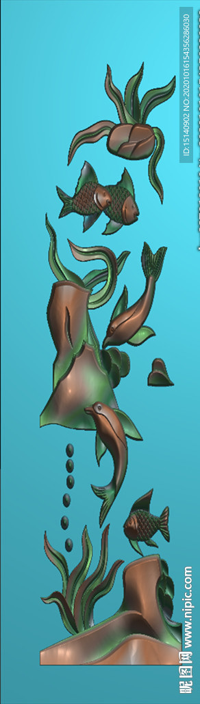 精雕图 花草动物