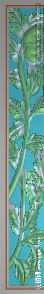 精雕图 花草动物