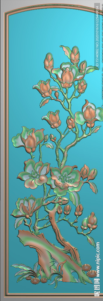 精雕图 花草动物