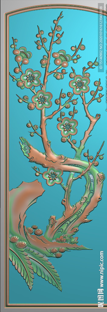 精雕图 花草动物