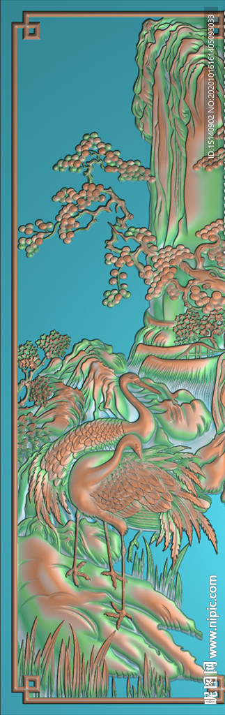 精雕图 花草动物