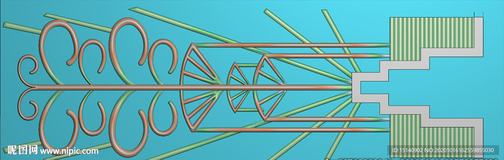 精雕图 几何抽像