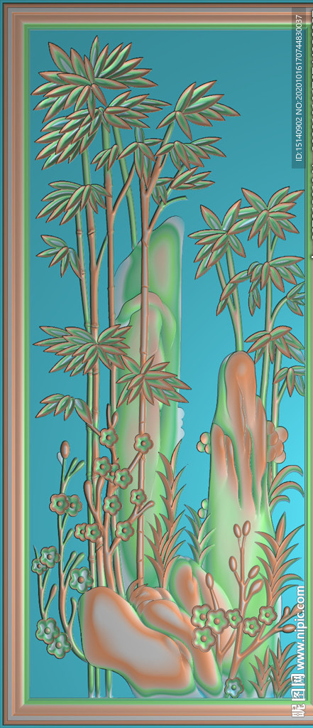 精雕图 梅兰竹菊