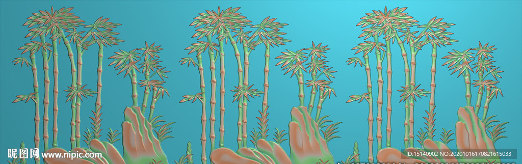 精雕图 梅兰竹菊