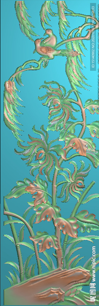 精雕图 梅兰竹菊