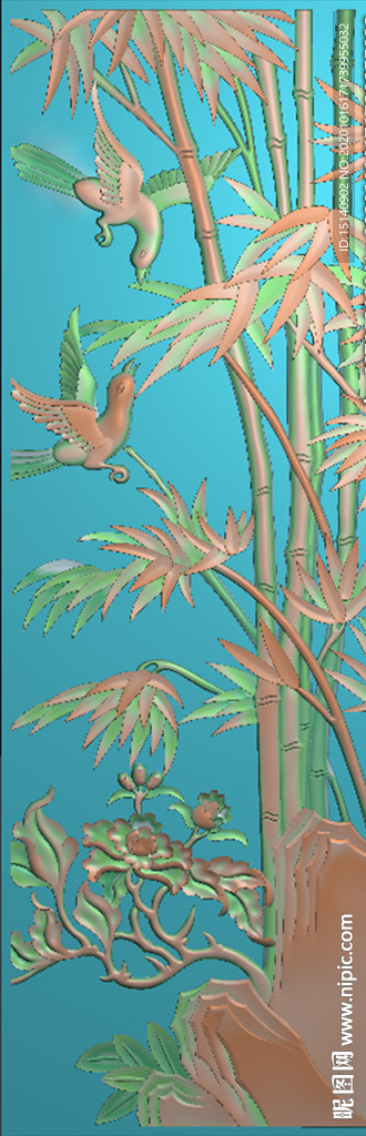 精雕图 梅兰竹菊