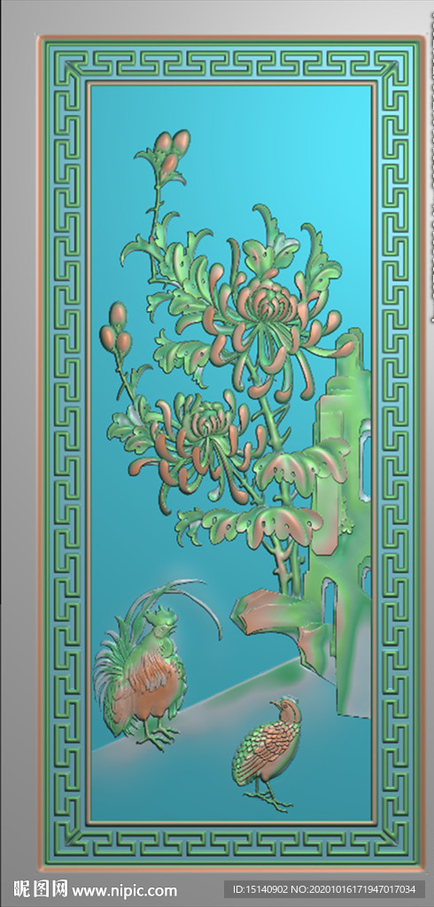 精雕图 梅兰竹菊