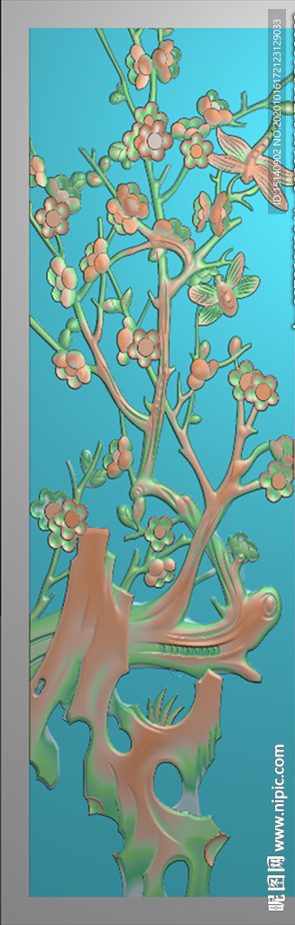 精雕图 梅兰竹菊