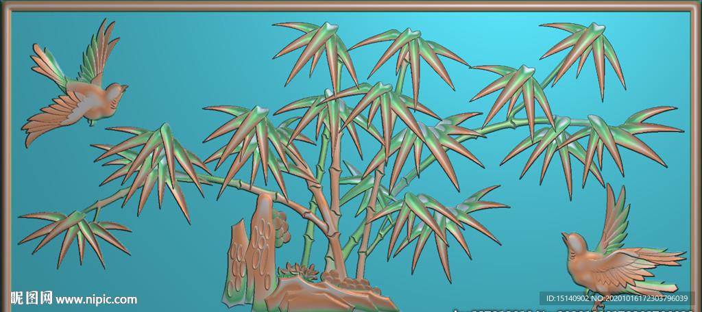 精雕图 梅兰竹菊