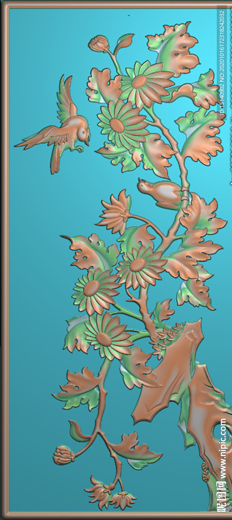 精雕图 梅兰竹菊