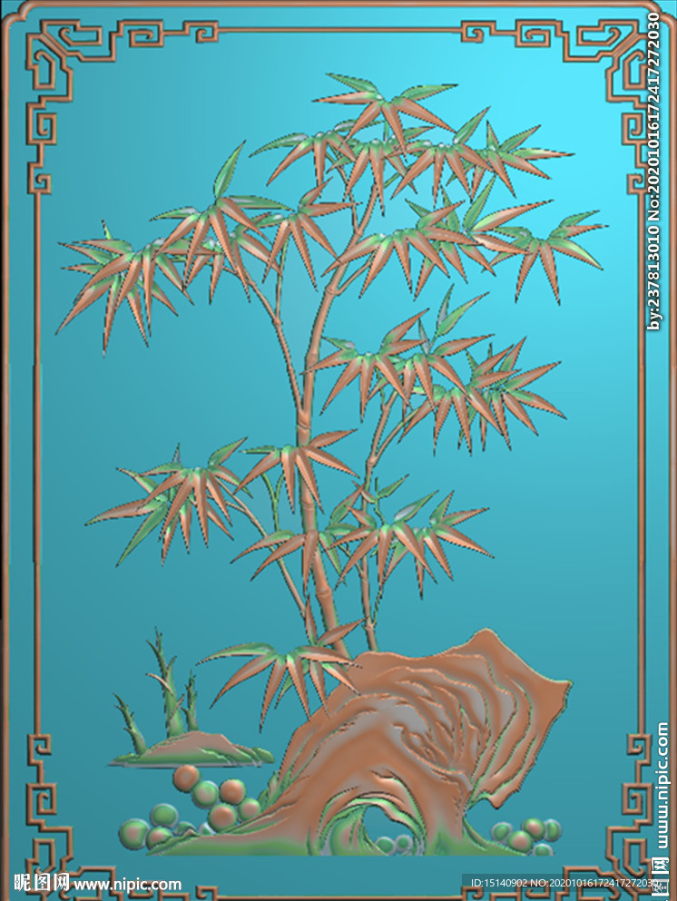 精雕图 梅兰竹菊