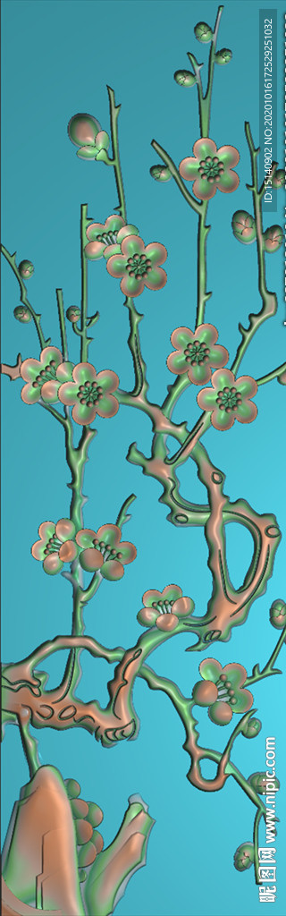 精雕图 梅兰竹菊