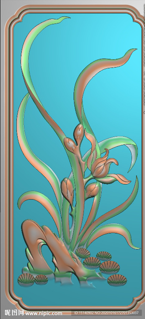 精雕图 梅兰竹菊