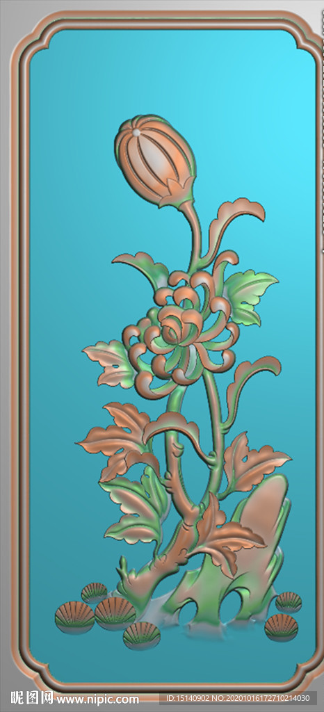 精雕图 梅兰竹菊